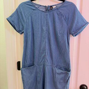 H&M Divided Denim Dress - Summer Closet + Post-Europe Vacation Clean Out!